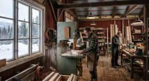 En verkstad i Norrbotten som påverkas av Miljölagstiftningen