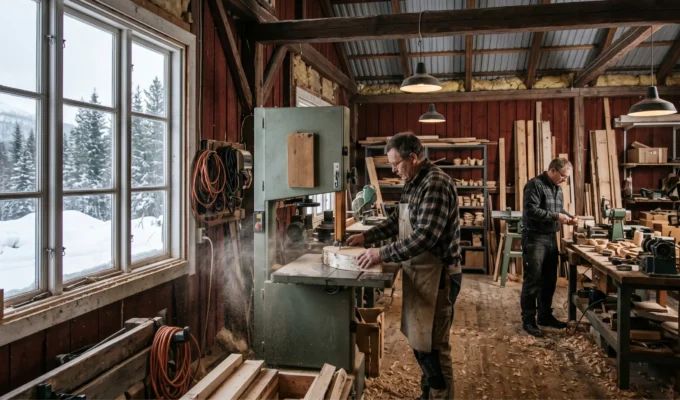 En verkstad i Norrbotten som påverkas av Miljölagstiftningen